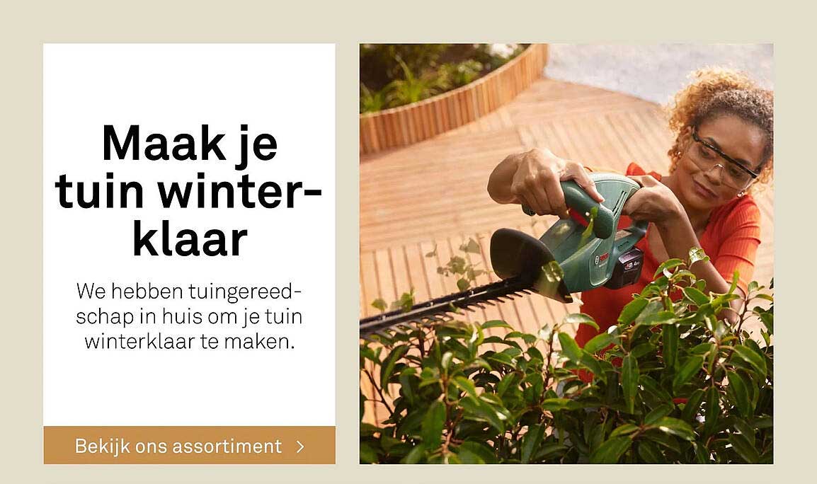 Maak je tuin winter-klaar