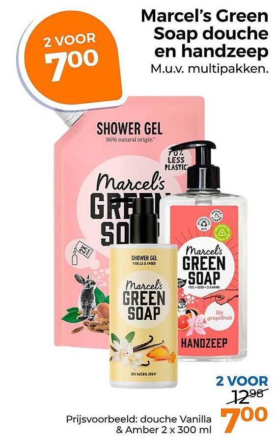 Marcel's Green Soap douche en handzeep