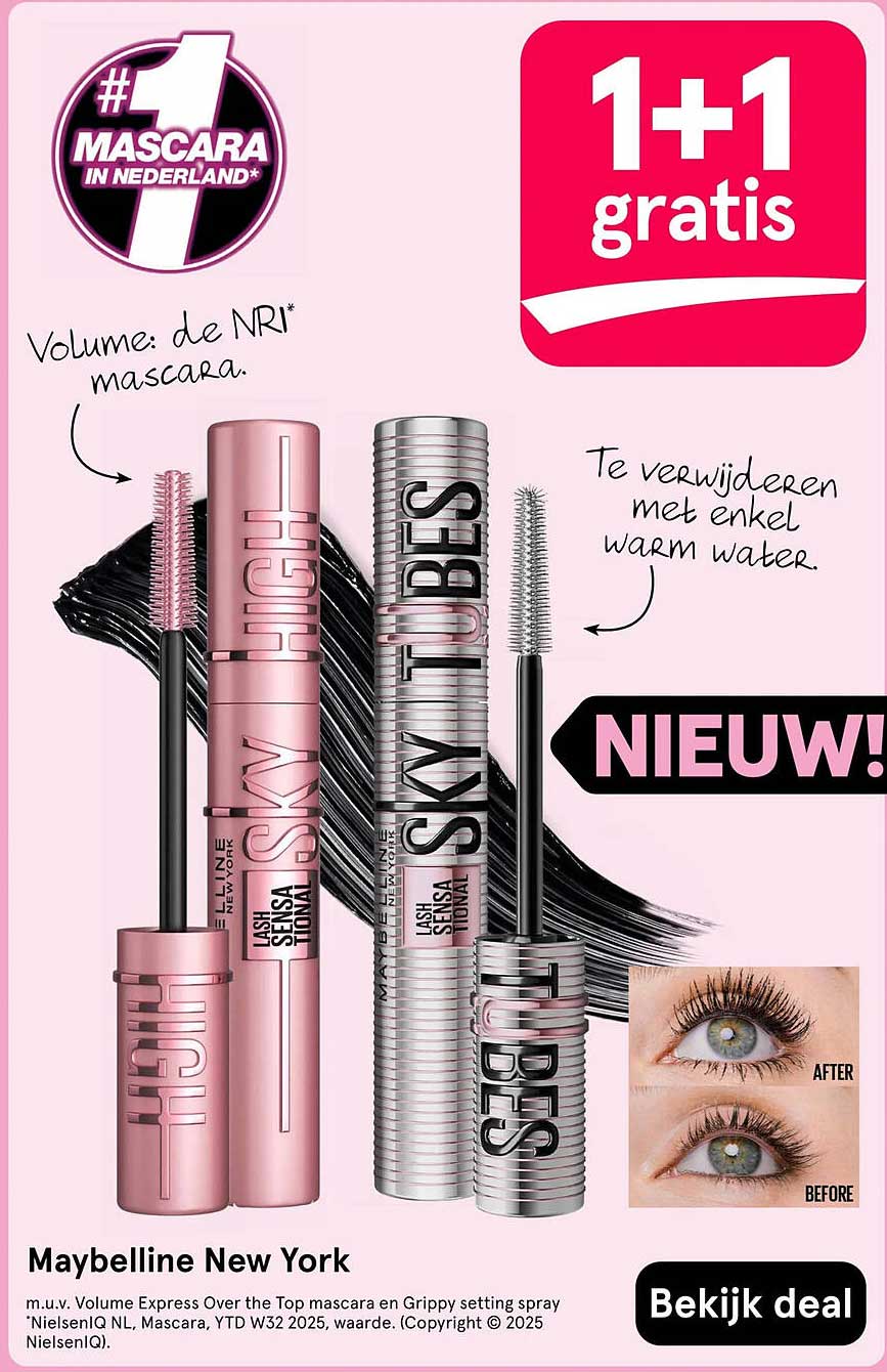 Maybelline New York 1+1 gratis