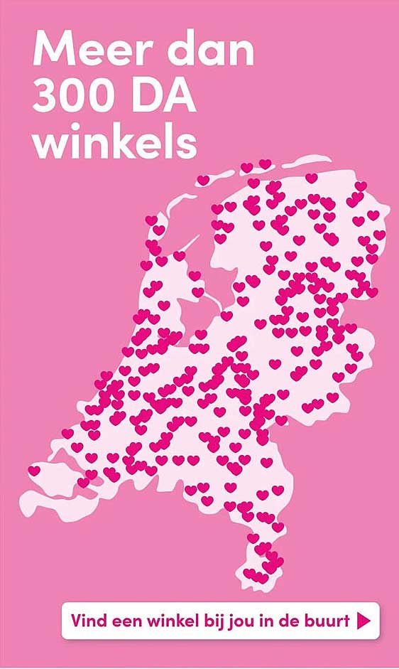 Meer dan 300 DA winkels