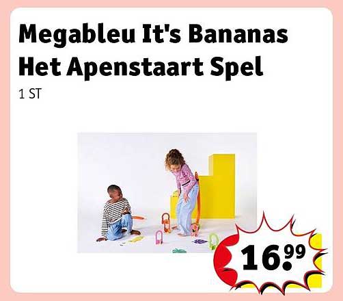 Megableu It's Bananas Het Apenstaart Spel
