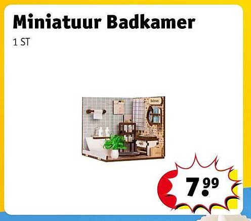 Miniatuur Badkamer