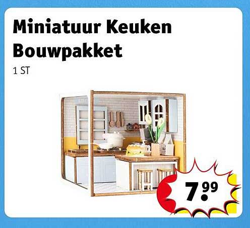 Miniatuur Keuken Bouwpakket
