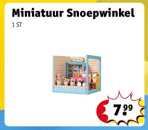 Miniatuur Snoepwinkel 1 ST