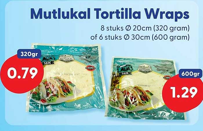 Mutlukan Tortilla Wraps