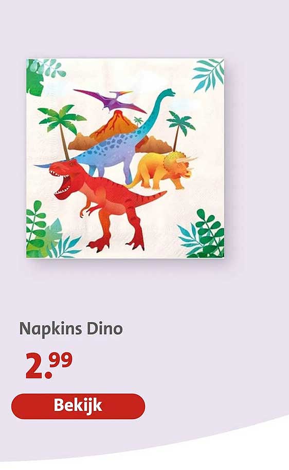Napkins Dino