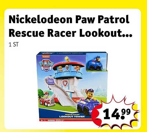 Nickelodeon Paw Patrol Rescue Racer Lookout...