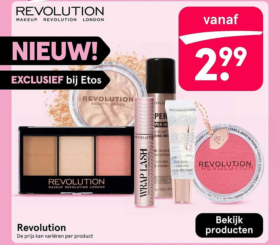 NIEUW! EXCLUSIEF bij Etos Revolution