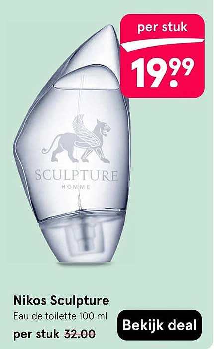 Nikos Sculpture Eau de toilette 100 ml per stuk