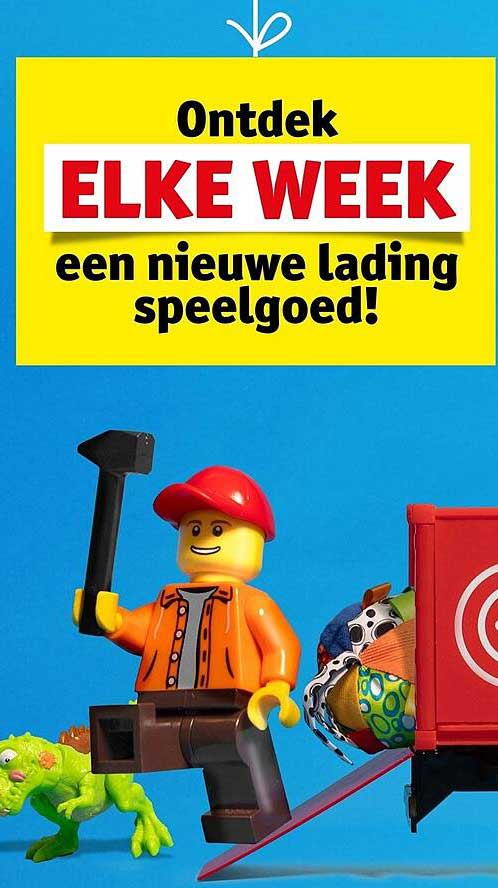 Ontdek ELKE WEEK een nieuwe lading speelgoed!