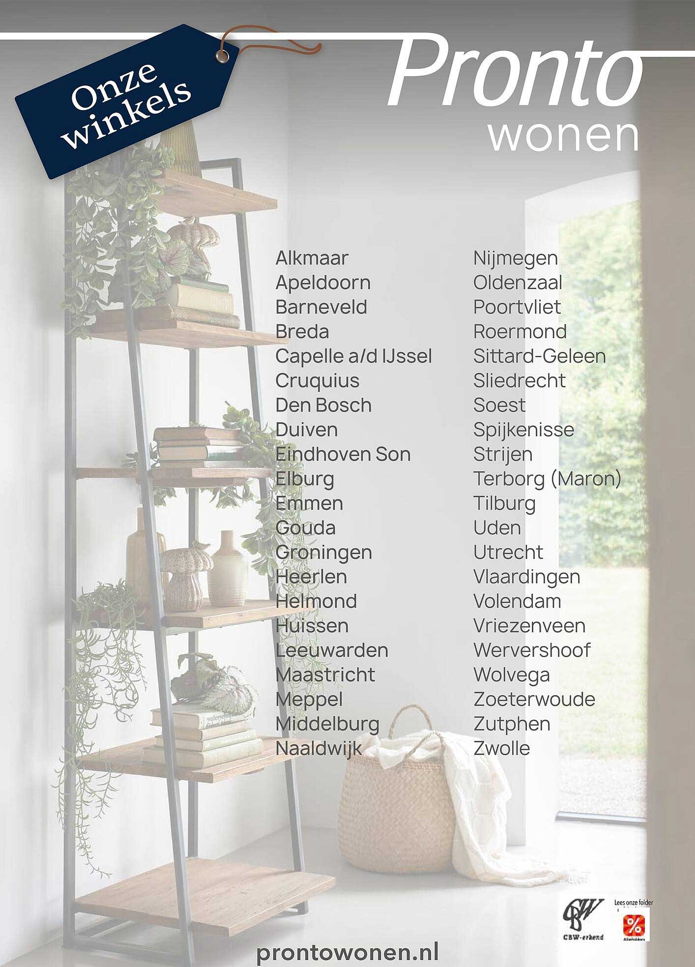 Onze winkels