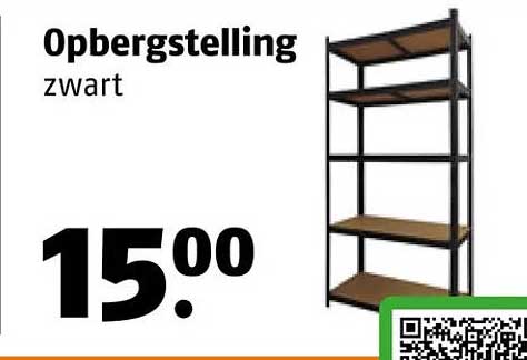 Opbergstelling zwart