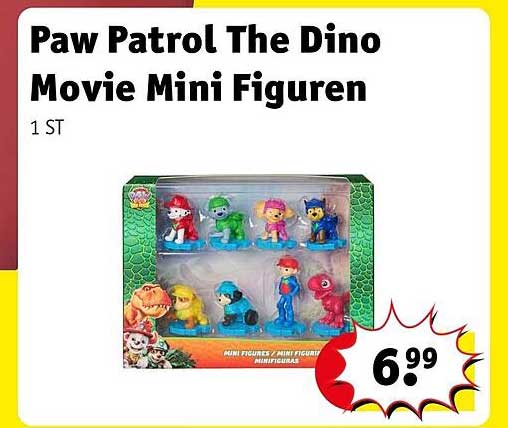 Paw Patrol The Dino Movie Mini Figuren