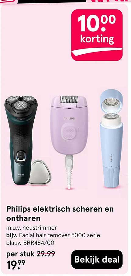 Philips elektrisch scheren en ontharen