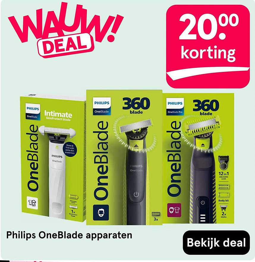 Philips OneBlade apparaten