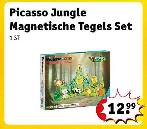 Picasso Jungle Magnetische Tegels Set