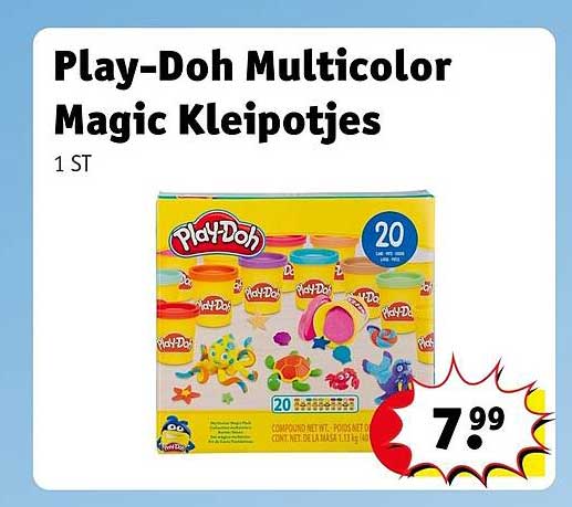 Play-Doh Multicolor Magic Kleipotjes