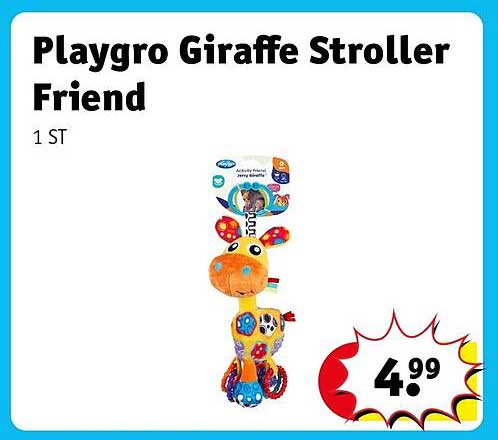 Playgro Giraffe Stroller Friend