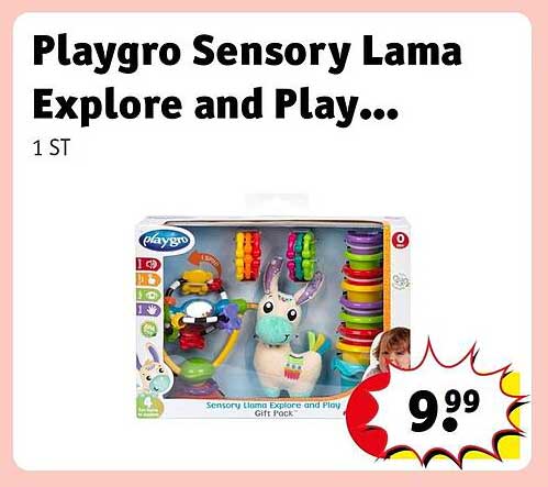 Playgro Sensory Lama Explore and Play...