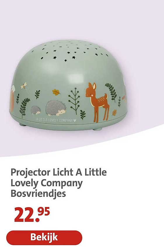 Projector Licht A Little Lovely Company Bosvriendjes