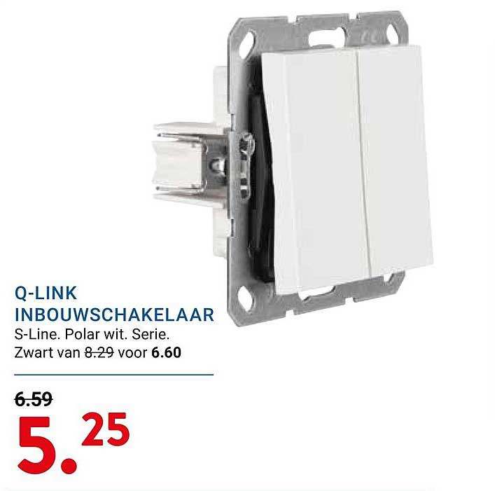 Q-LINK INBOUWSCHAKELAAR