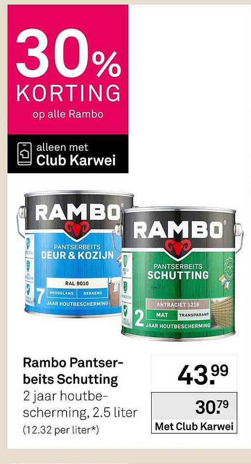 Rambo Pantserbeits Schutting