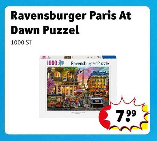 Ravensburger Paris At Dawn Puzzel