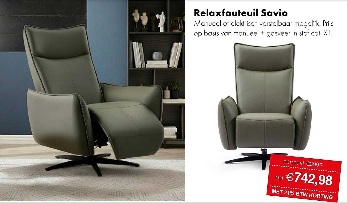 Relaxfauteuil Savio
