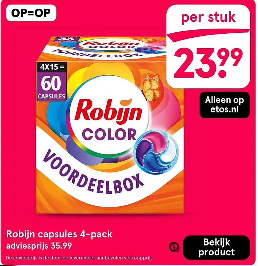 Robijn capsules 4-pack