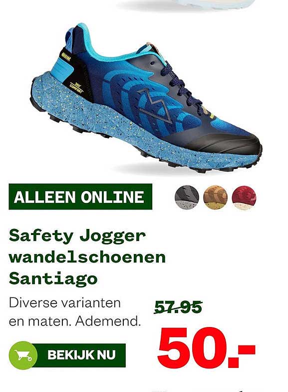 Safety Jogger wandelschoenen Santiago