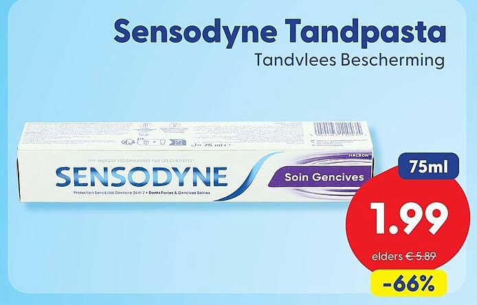 Sensodyne Tandpasta Tandvlees Bescherming