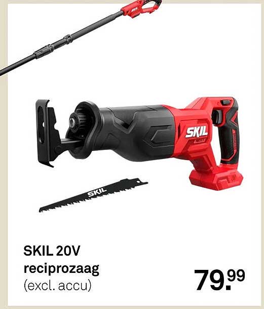 SKIL 20V reciprozaag (excl. accu)