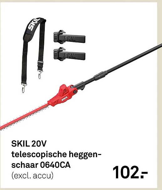 SKIL 20V telescopische heggenschaar 0640CA (excl. accu)