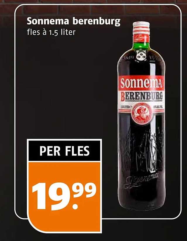 Sonnema berenburg fles à 1.5 liter