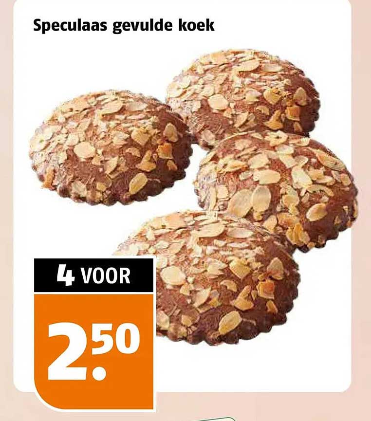 Speculaas gevulde koek