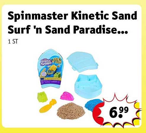 Spinmaster Kinetic Sand Surf 'n Sand Paradise...