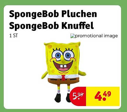 SpongeBob Pluchen SpongeBob Knuffel