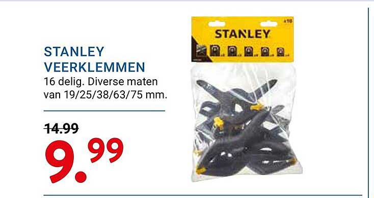 STANLEY VEERKLEMMEN