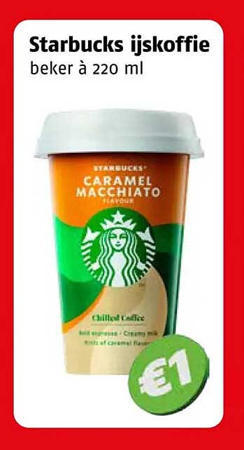 Starbucks ijskoffie beker à 220 ml