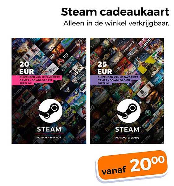 Steam cadeaukaart
