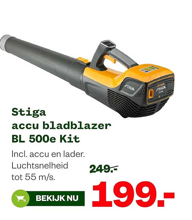 Stiga accu bladblazer BL 500e Kit