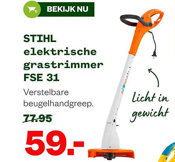 STIHL elektrische grastrimmer FSE 31