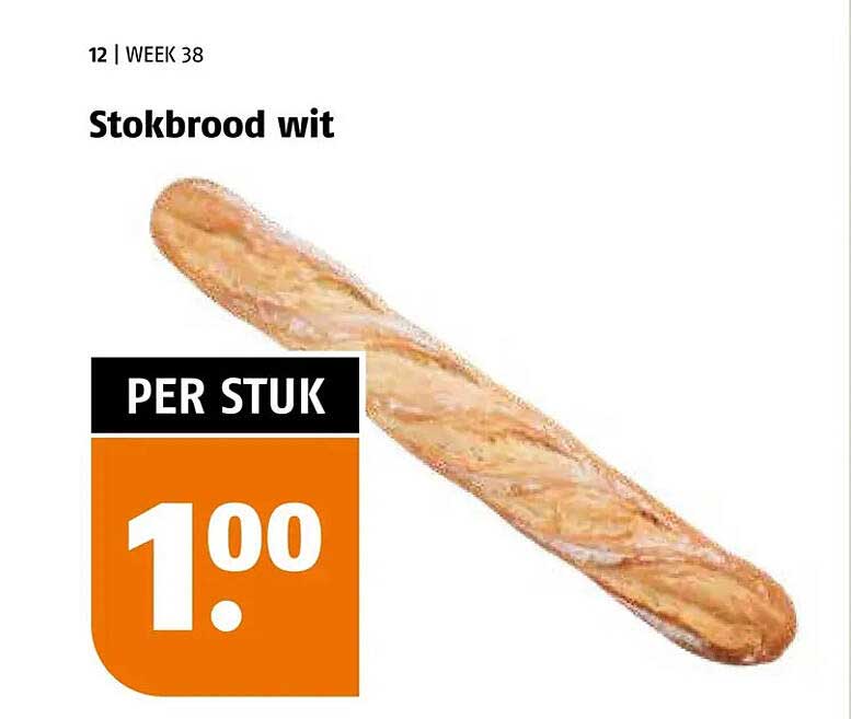 Stokbrood wit