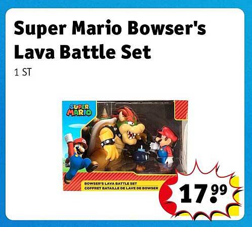 Super Mario Bowser's Lava Battle Set