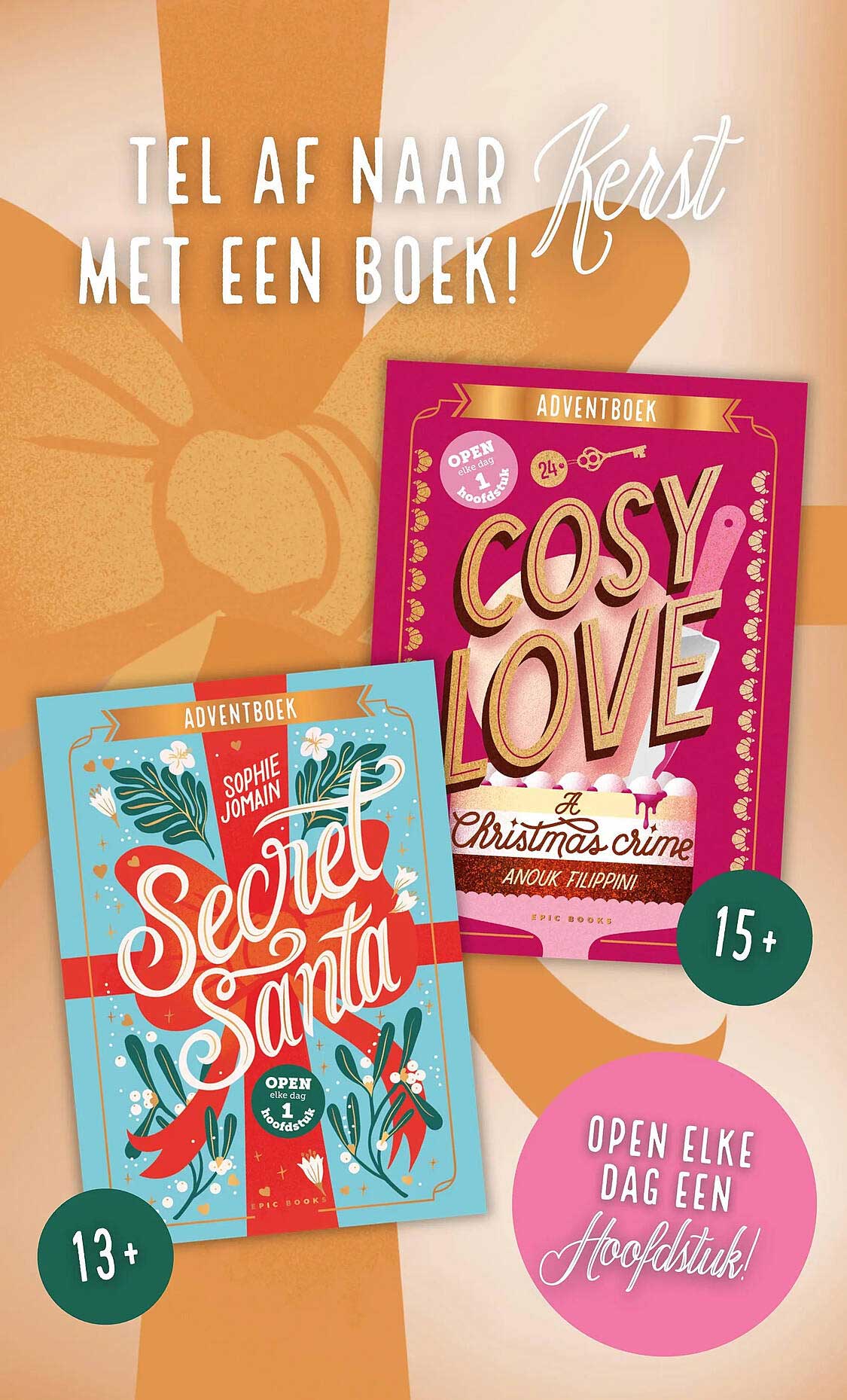 Tel af naar Kerst met een boek!