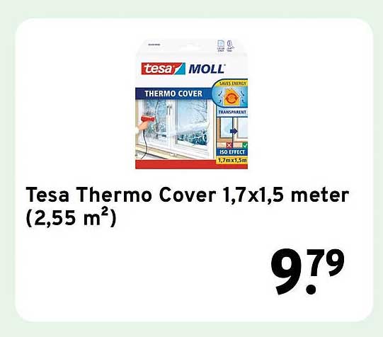 Tesa Thermo Cover 1,7x1,5 meter (2,55 m²)