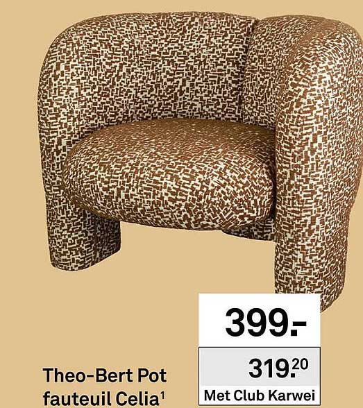 Theo-Bert Pot fauteuil Celia