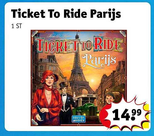 Ticket To Ride Parijs