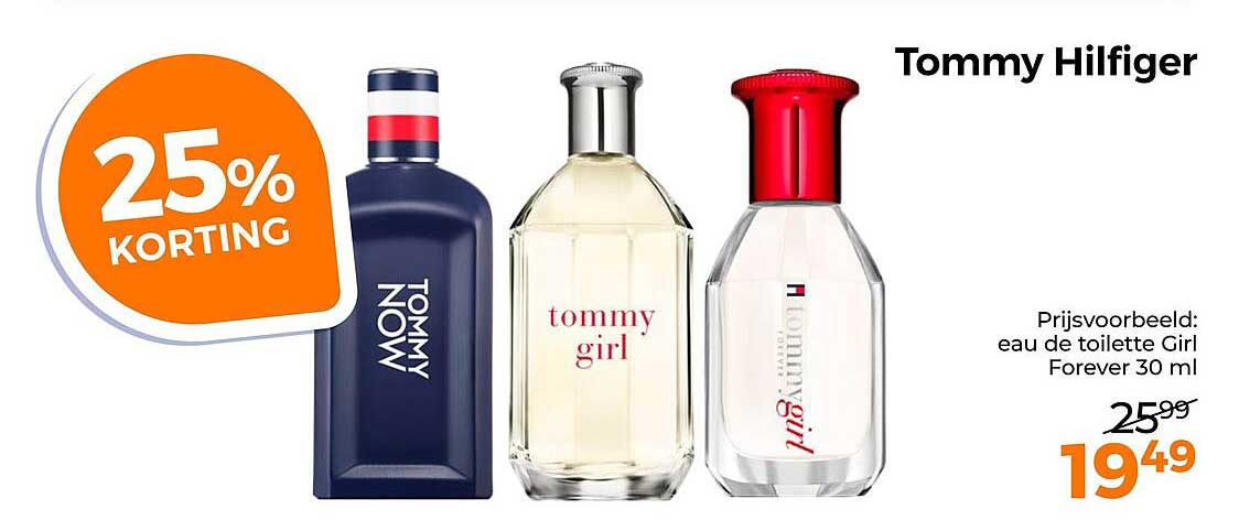 Tommy Hilfiger 25% korting