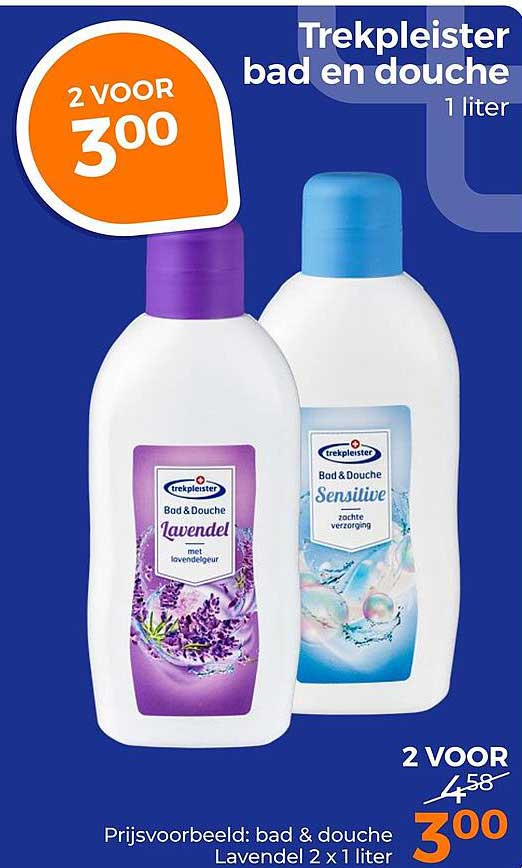Trekpleister bad en douche 1 liter 2 VOOR 300
